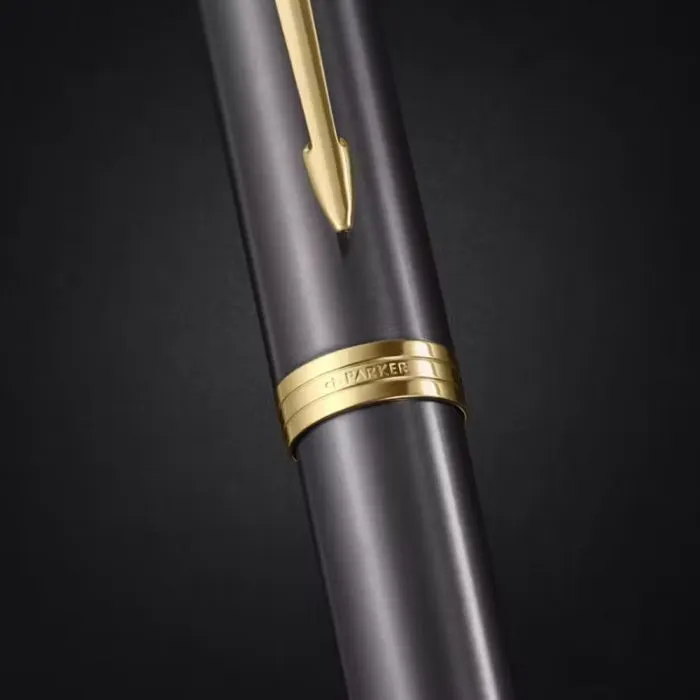 Ручка пір'яна Parker IM 17 Grey Lacquer GT  FP F (21 111) зображення 10