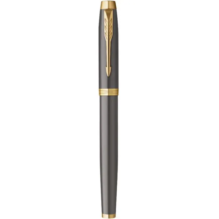 Ручка пір'яна Parker IM 17 Grey Lacquer GT  FP F (21 111) зображення 2