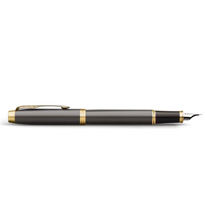 Ручка пір'яна Parker IM 17 Grey Lacquer GT  FP F (21 111) зображення 4