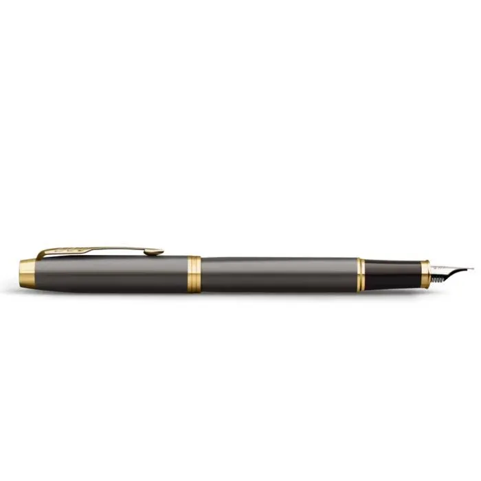 Ручка пір'яна Parker IM 17 Grey Lacquer GT  FP F (21 111) зображення 4