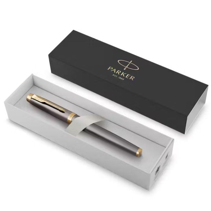 Ручка пір'яна Parker IM 17 Grey Lacquer GT  FP F (21 111) зображення 5