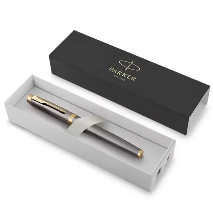Ручка пір'яна Parker IM 17 Grey Lacquer GT  FP F (21 111) зображення 5