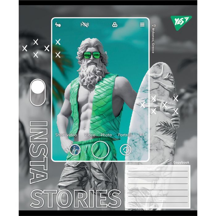Зошит Yes Insta Storys А5 60 аркушів клітинка (767946) зображення 5