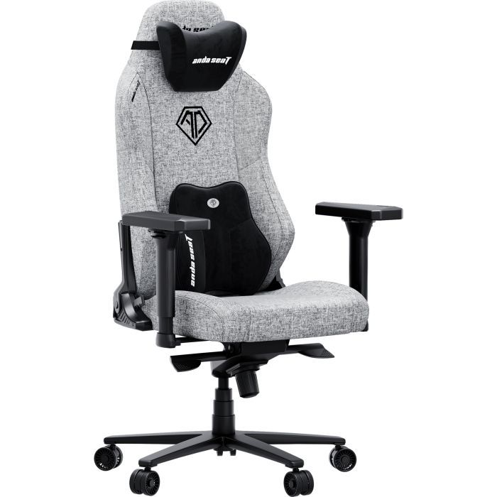 Кресло игровое AndaSeat Phantom 3 Fabric Size XL Gray (AD18XL-52-G-F-G01) изображение 2