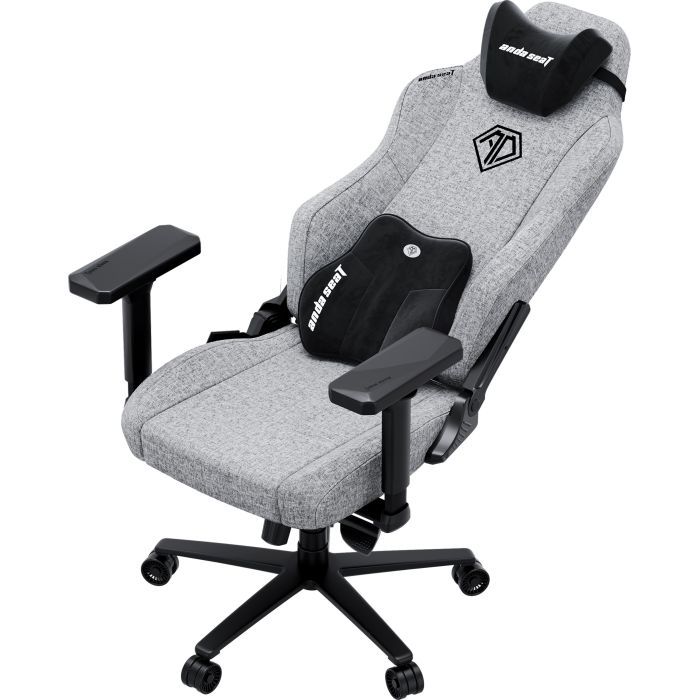 Кресло игровое AndaSeat Phantom 3 Fabric Size XL Gray (AD18XL-52-G-F-G01) изображение 8