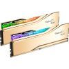 Модуль пам'яті для комп'ютера DDR5 32GB (2x16GB) 6400 MHz Trident Z5 Royal Gold G.Skill (F5-6400J3039G16GX2-TR5G) зображення 3