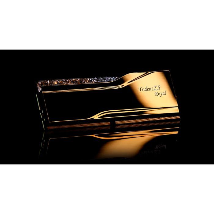 Модуль пам'яті для комп'ютера DDR5 32GB (2x16GB) 6400 MHz Trident Z5 Royal Gold G.Skill (F5-6400J3039G16GX2-TR5G) зображення 5