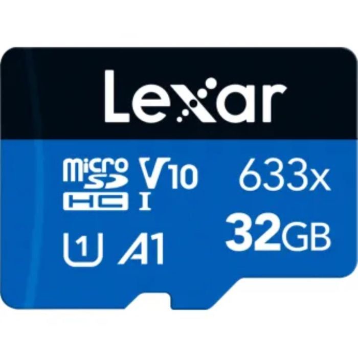 Карта пам'яті Lexar 32GB microSDXC class 10 UHS-I V10 A1 High Performance 633x (LMS0633032G-BNNNG) зображення 2