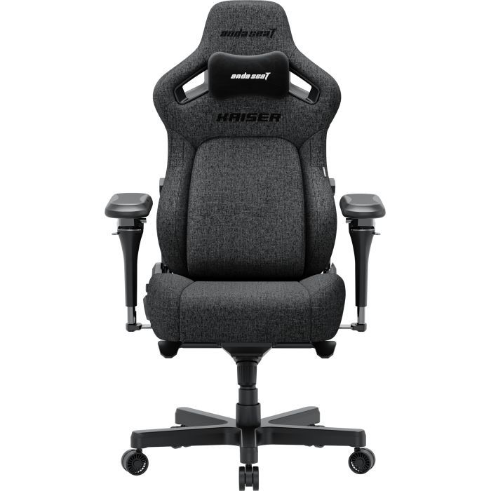 Кресло игровое Anda Seat Kaiser 4 V2 Fabric Size XL Carbon Black (AD12YDDC-XLL-20-B-CF-03)