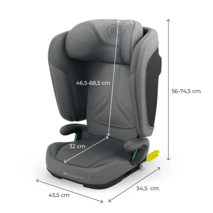 Автокрісло Kinderkraft Unity 2 i-Size Green (KCUNIT02GRE0000) (5902533928354) зображення 5