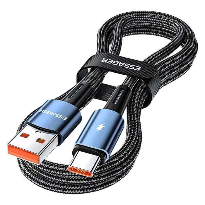 Дата кабель USB 2.0 AM to USB-C 1.0m 120W blue Essager (EXC120-CG03-P)