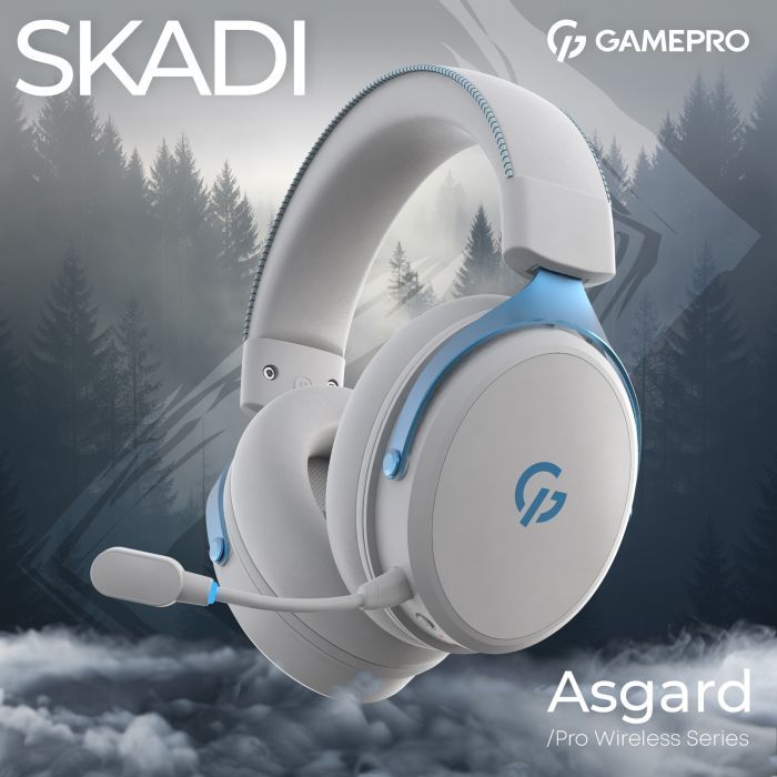 Наушники GamePro Asgard Skadi Wireless Black (HSW191B) изображение 4 Наушники GamePro Asgard Skadi Wireless Black (HSW191B) изображение 4