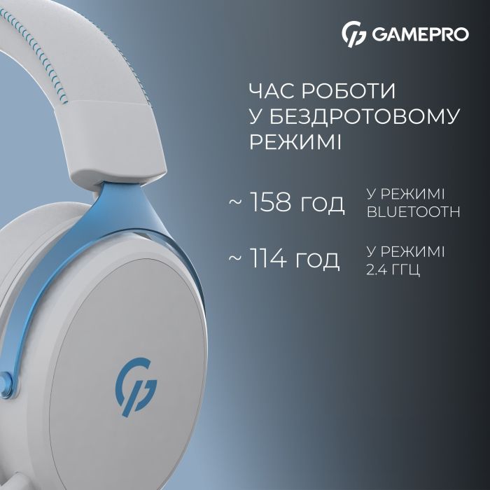 Наушники GamePro Asgard Skadi Wireless Black (HSW191B) изображение 7 Наушники GamePro Asgard Skadi Wireless Black (HSW191B) изображение 7