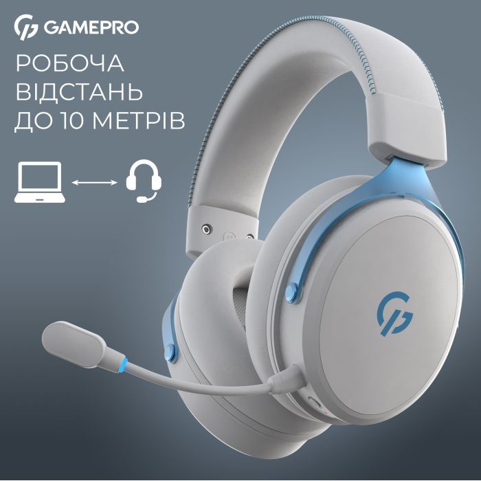 Наушники GamePro Asgard Skadi Wireless Black (HSW191B) изображение 8 Наушники GamePro Asgard Skadi Wireless Black (HSW191B) изображение 8