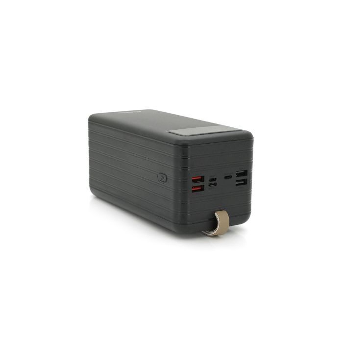 Батарея універсальна ACL 80000mAh, 4xUSB, 4 кабеля(USB/Micro/Type-C/Lighting), 1,4кг, Black (PW-94) зображення 3