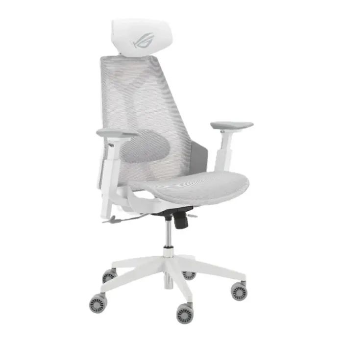 Кресло игровое ASUS SL400C ROG DESTRIER CORE Moonlight White (90GC01P0-MSG060) изображение 2