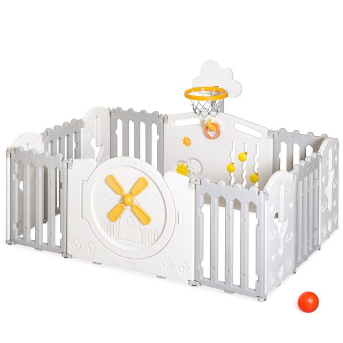 Детский манеж Mealux Forto Grey (KD-C051 Grey / White) изображение 3