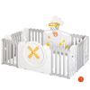 Детский манеж Mealux Forto Grey (KD-C051 Grey / White) изображение 3