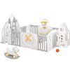 Детский манеж Mealux Forto Grey (KD-C051 Grey / White)