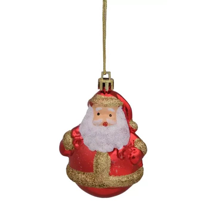 Елочная игрушка Chomik Санта пластикові 2 шт, 8 см (5900779839281) изображение 2