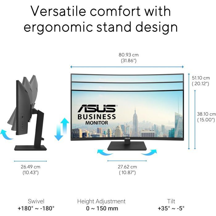 Монитор ASUS VA34VCPSR изображение 11 Монитор ASUS VA34VCPSR изображение 11