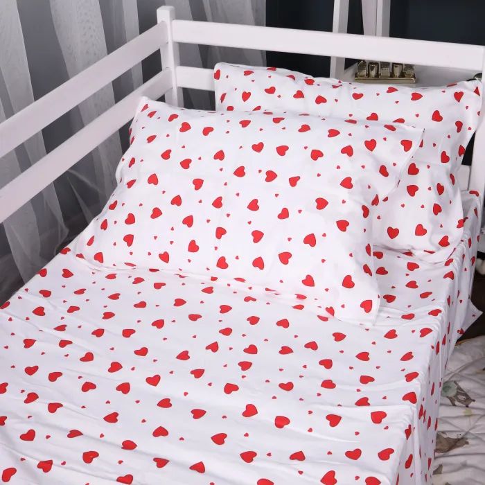 Постельное белье MirSon 015 Love Фланель 143х210 полуторный (2200009652608) изображение 6