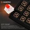 Клавіатура GamePro Genesis Metallic MK144B Outemu Red Switch USB UA Black (MK144B) зображення 12