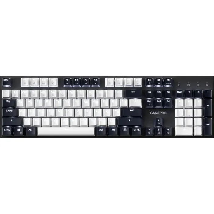 Клавіатура GamePro Genesis Metallic MK144B Outemu Red Switch USB UA Black (MK144B)