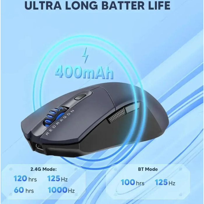 Мишка Redragon M917GB ST4R Pro Wireless/Bluetooth Black (72209) зображення 5