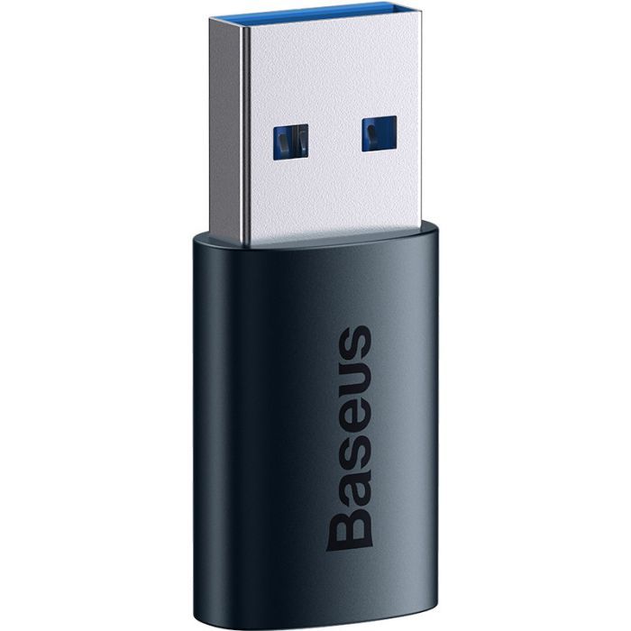 Переходник USB 3.1 M to USB-C F blue Baseus (ZJJQ000103) изображение 2