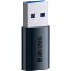 Переходник USB 3.1 M to USB-C F blue Baseus (ZJJQ000103) изображение 2
