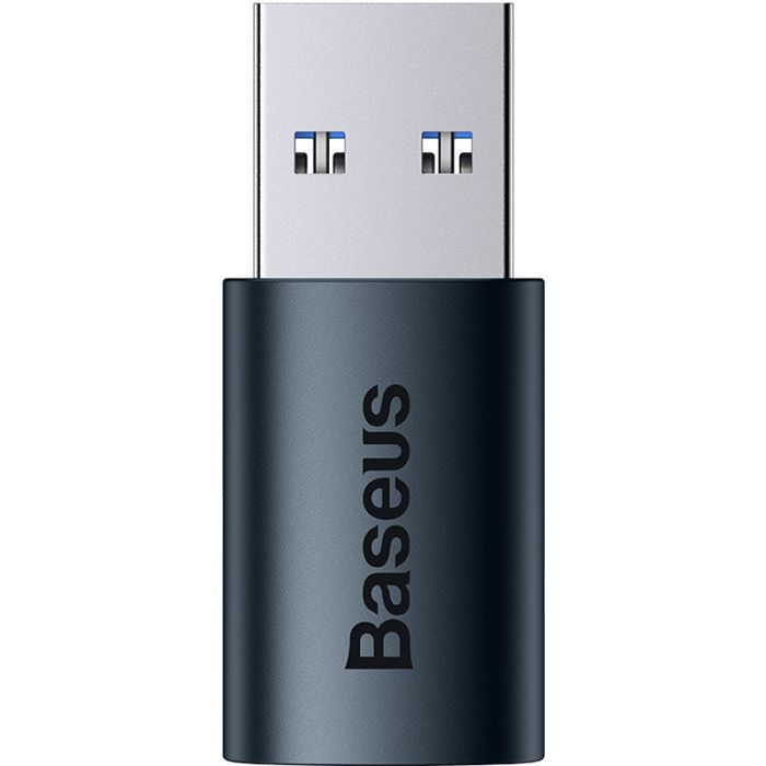 Переходник USB 3.1 M to USB-C F blue Baseus (ZJJQ000103) изображение 3
