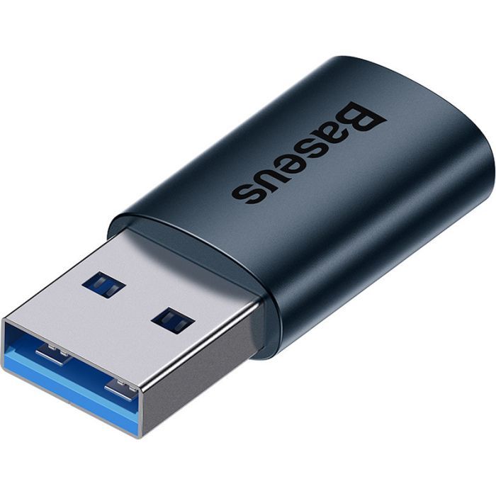 Переходник USB 3.1 M to USB-C F blue Baseus (ZJJQ000103) изображение 5