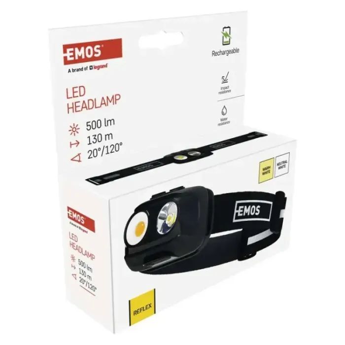 Фонарь EMOS P3542 500Lm Li-Ion (P3542) изображение 6