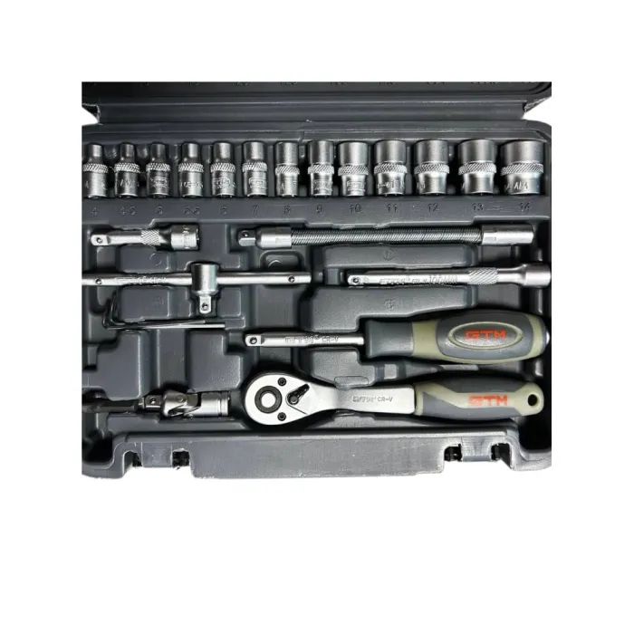 Набір інструментів GTM 46шт. 1/4" 4-14мм, кейс (GTS-046) зображення 3