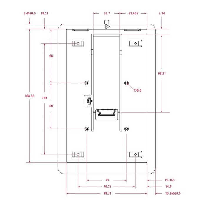 Екран для Мікро ПК Raspberry Pi Touch Display 2 - 7" (SC1635) зображення 4