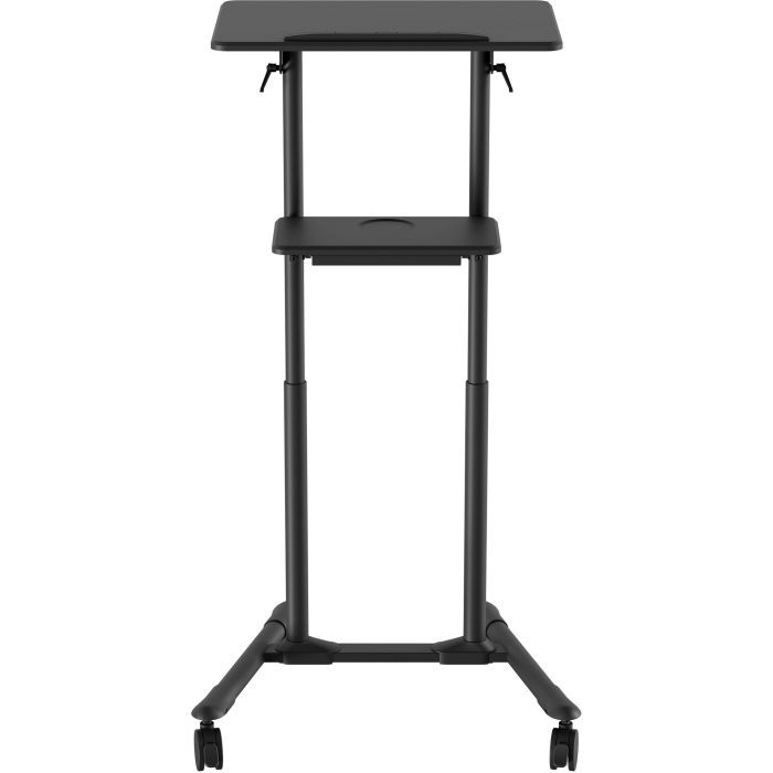 Приставной стол Gembird Напольная, высота 1110-1345 мм (до 10 кг) (TVS-DESK-01-BK) изображение 2