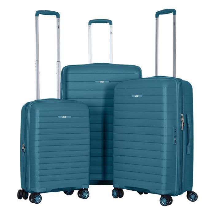 Набір валіз 2E Aero (L+M+S), сіро-коричневі (2E-SPP-AERO-SET3-TP)