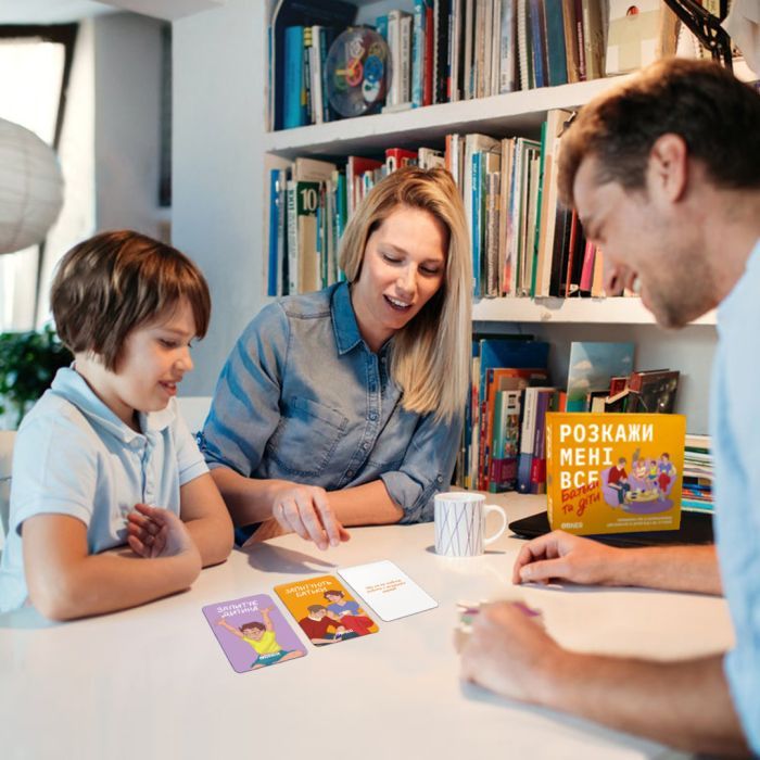 Настольная игра Orner Разговорная игра Расскажи мне все. Родители и дети (укр.) (2104) изображение 12