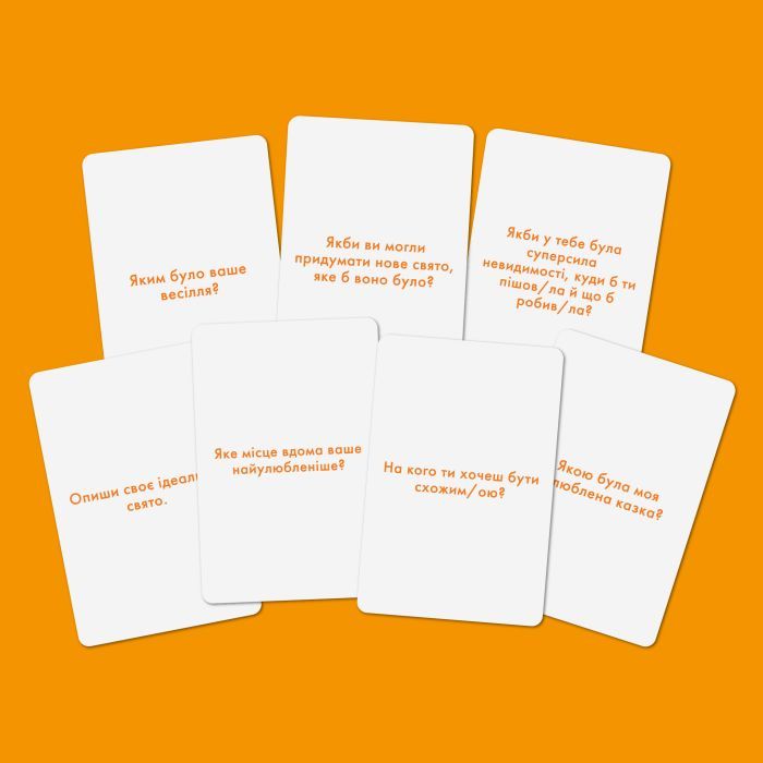 Настольная игра Orner Разговорная игра Расскажи мне все. Родители и дети (укр.) (2104) изображение 4