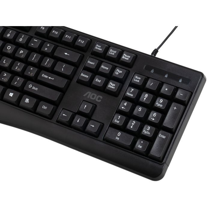 Комплект AOC KM170B USB UA Black (KM170B/97) изображение 10