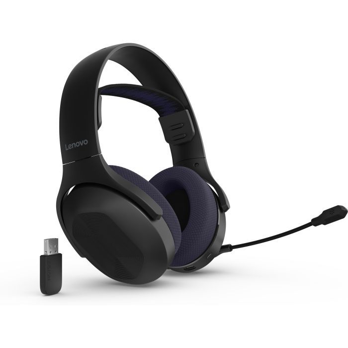 Навушники Lenovo Legion H410 Wireless Gaming Headset Black (GXD1R34013) зображення 6