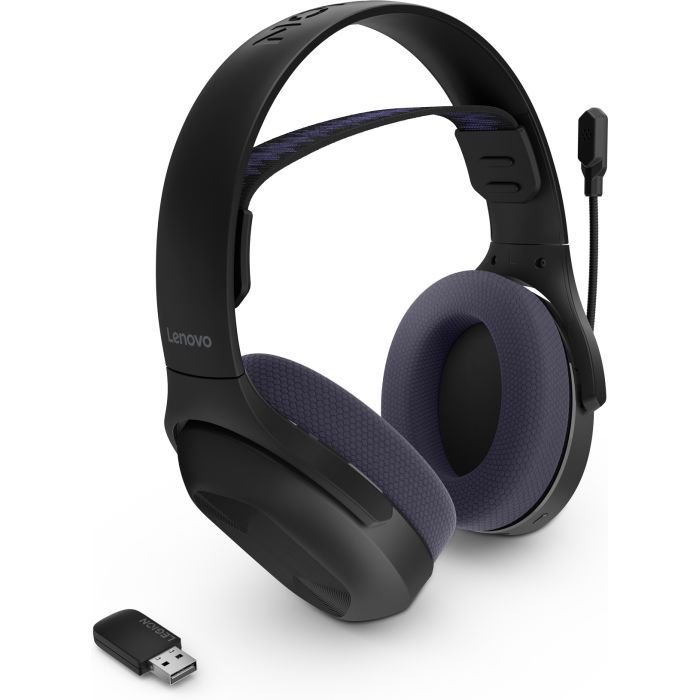 Навушники Lenovo Legion H410 Wireless Gaming Headset Black (GXD1R34013) зображення 7