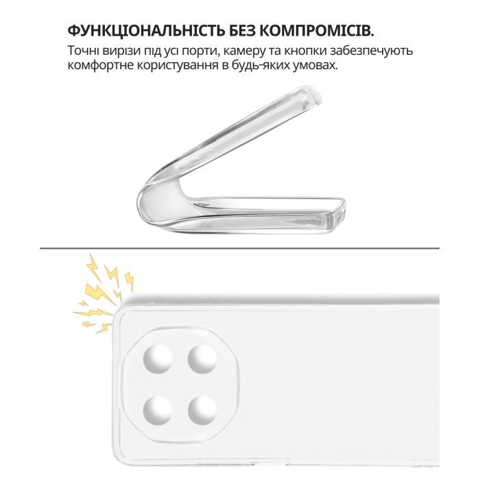 Чехол для мобильного телефона BeCover Silicone Blackview Shark 6 Transparent (714759) изображение 2