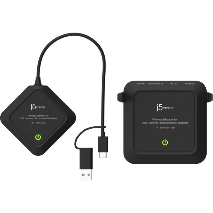 Адаптер extender 25m WIFI 2xUSB-A + USB-C + 3.5mm J5create (JVW120-N) изображение 3