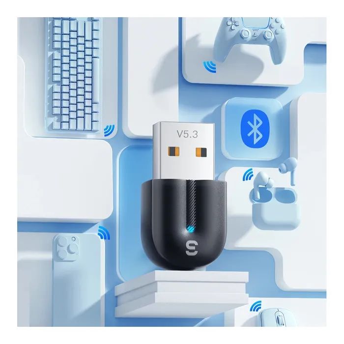 Bluetooth-адаптер Essager Beiheng USB Bluetooth 5.3 (EBT53-BH01-P) зображення 9
