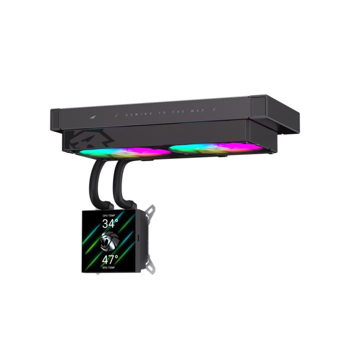 Система жидкостного охлаждения Gamemax GLACIER 240 LCD BK изображение 4