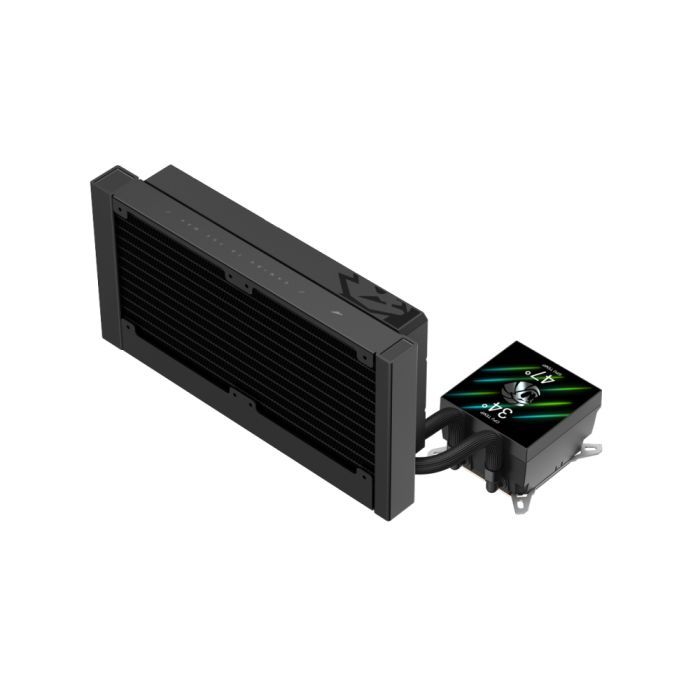Система жидкостного охлаждения Gamemax GLACIER 240 LCD BK изображение 6
