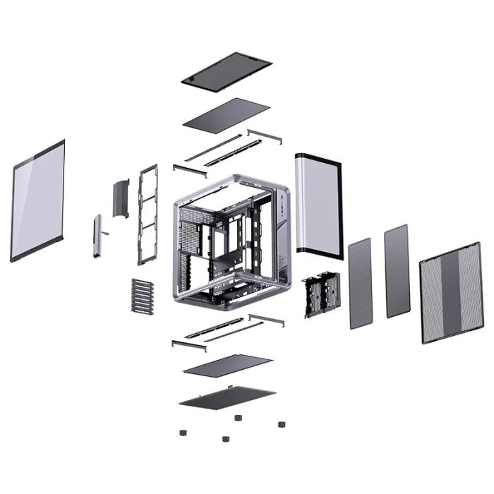 Корпус для ПК JONSBO BO400CG Gray изображение 12