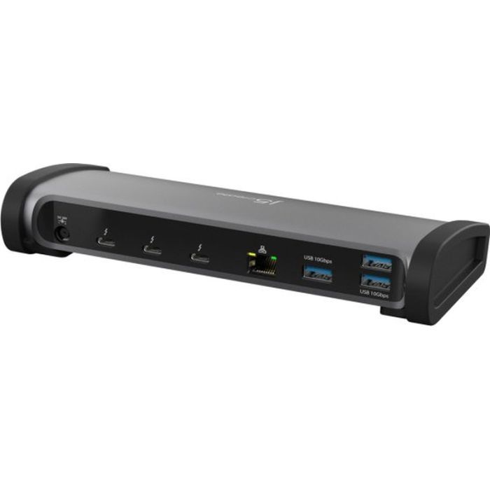 Порт-реплікатор J5create Dock-Station USB-C 11-in-1 (Thunderbolt/PD/картридер/USB-A/USB-C) (JTD562-EN) зображення 2